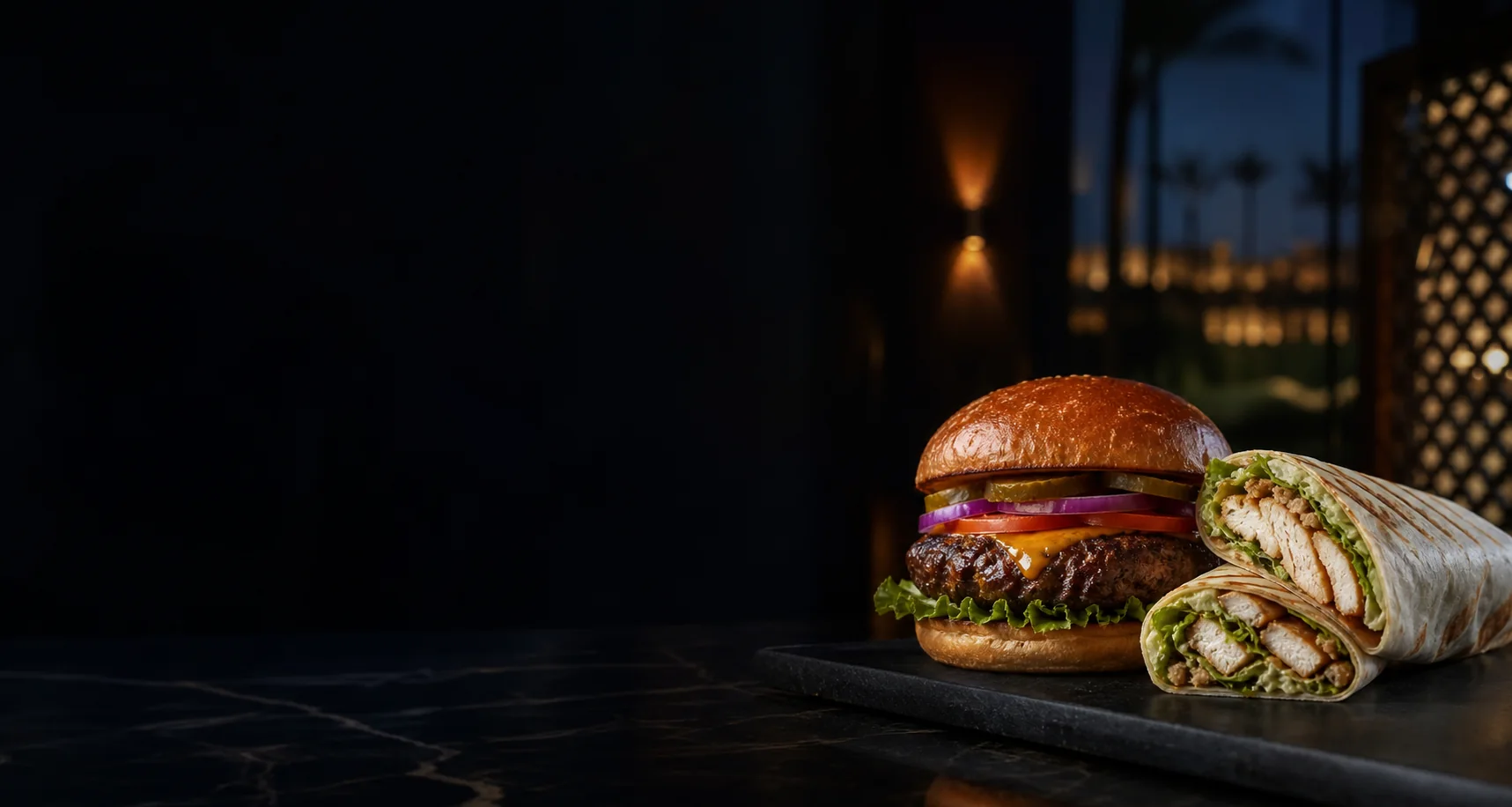 Burgers et wraps du club