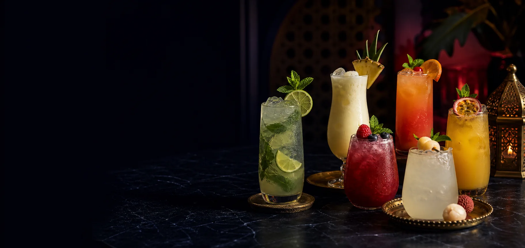 Mocktails signature sans alcool