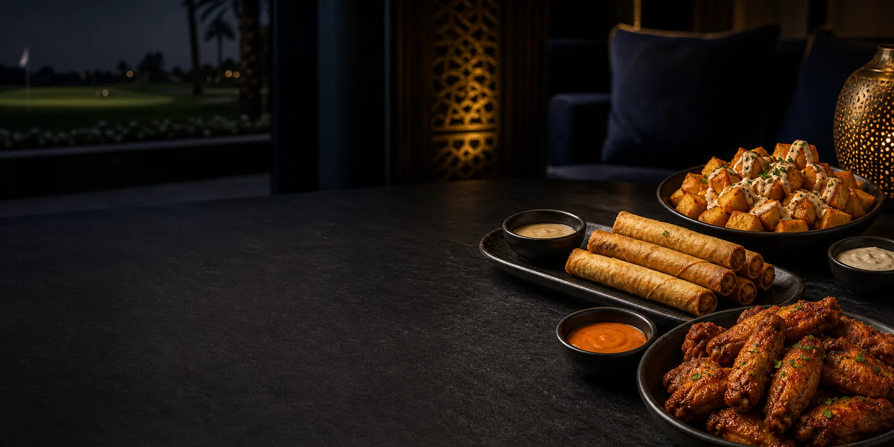 Plats à partager au Prime Golf Marrakech